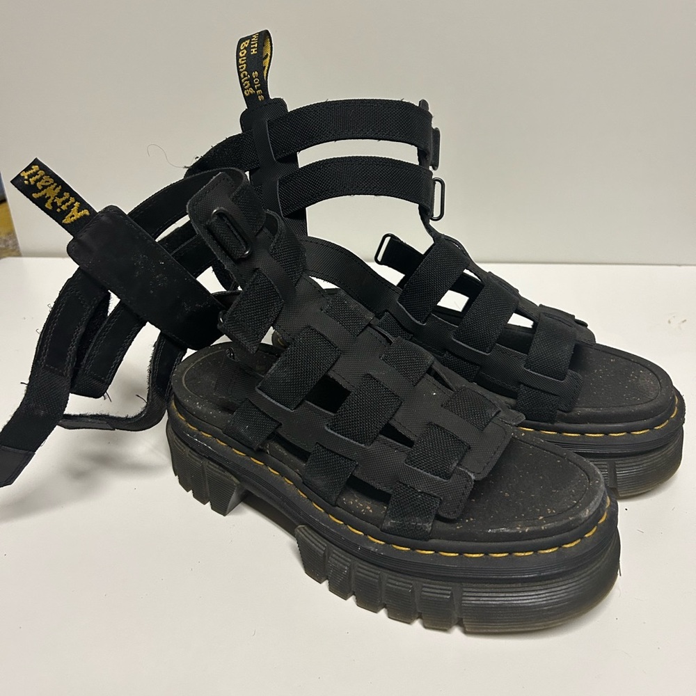 Black Gladiator Sandals